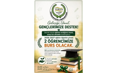 2 ÖĞRENCİMİZE İLK VE ORTA OKUL ÖĞRENİMDE OKUYAN DERNEĞİMİZ TARAFINDAN BURS VERİLİYOR