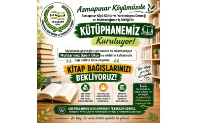 KÖYÜMÜZE KÜTÜPHANE
