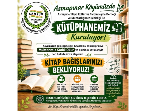 KÖYÜMÜZE KÜTÜPHANE